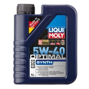 Моторное масло LIQUI MOLY Optimal Synth 5W-40 SN/CF A3/B4 синтетическое 1 л