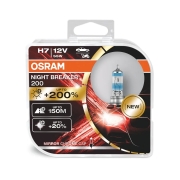 Лампа галогенная H4 12V 60/55W OSRAM Night breaker  200% 2 шт.