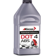 Жидкость тормозная AKROSS DOT 4 0.45 л серебро AKS0003DOT