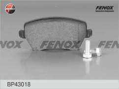 Колодки тормозные дисковые | перед прав/лев | Fenox BP43018