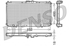 Радиатор охлаждения ДВС DENSO DRM45010