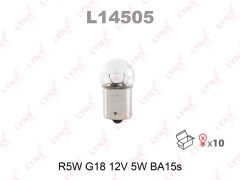Лампа LYNXauto L14505 R5W 12V BA15S