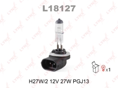 Лампа LYNXauto L18127 H27W/2 12V 27W PGJ13