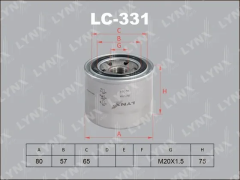 Фильтр масляный LYNX LC-331 HYUNDAI/KIA/MITSUBISHI Accent/Elantra/I30/Ceed/Cerato 00-...