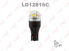 Лампа светодиодная LYNXauto LD12816C LED W16W T15 12V W2,1x9,5d SMDx5 5500K