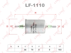 Фильтр топливный  LYNXauto LF1110