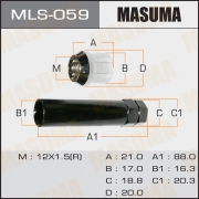 Гайка секретная Masuma MLS-059 для литых дисков HONDA