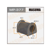 Втулка стабилизатора MASUMA MP377