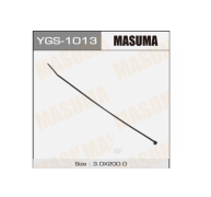 Хомут пластиковый черный 3x200 MASUMA YGS1013MSU