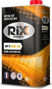 Моторное масло RIXX MP X 10W-40 SL/СF A3/B4 полусинтетическое 1 л