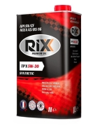 Моторное масло RIXX TP X 5W-30 SN/CF A5/B5 синтетическое 1 л