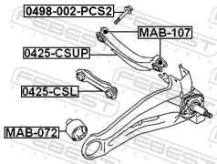 Болт Febest 0498-002-PCS2 комплект 2 шт