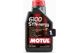 Моторное масло 6100 Syn-nergy 5W-40 синтетическое A3/B4 SN 1 л. 111689 MOTUL