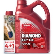 Моторное масло TEBOIL DIAMOND ECP C3 5W-30 синтетическое АКЦИЯ 4 1 3453876P