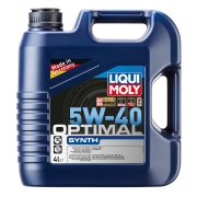 Моторное масло LIQUI MOLY Optimal Synth 5W-40 SN/CF A3/B4 синтетическое 4 л