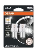 Лампа подсветки светодиодная W21/5W 12V OSRAM 2 шт.