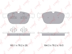 Колодки тормозные дисковые передние LYNXauto BD-7820 Volvo S60 Volvo XC60