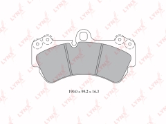 Колодки тормозные дисковые передние LYNXauto BD-8005 OEM 95535193904 PORSCHE CAYENNE VW TOUAREG