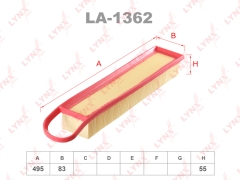 Фильтр воздушный LYNXauto LA-1362 OEM 1444RJ
