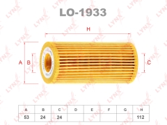 Фильтр масляный (вставка) AUDI Q3 LYNXauto LO-1933 OEM 06L115562