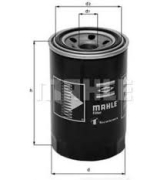 Фильтр масляный HYUNDAI  Mahle/Knecht OC274