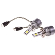 Лампа светодиодная H7 12V/24V 26W 6000К SKYWAY 2500Lm, 1 конт, LED 2 шт. Skyway S08701004