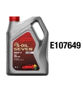 Моторное масло S-OIL RED #7 5W-40 SN/CF синтетическое E107649 4 л