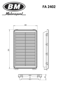 Фильтр воздушный BM FA 2402