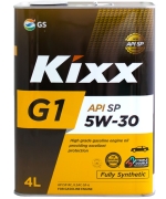 Моторное масло KIXX G1 5W-30 SP синтетическое 4 л